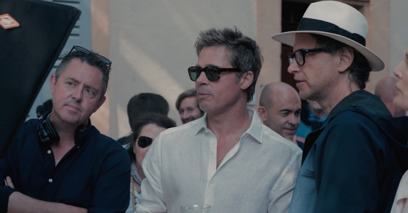 Bennett Miller at the camera with crew